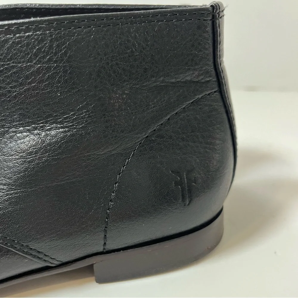 Frye Jillian Black Leather Chukka Boots Women's Size 6 Medium